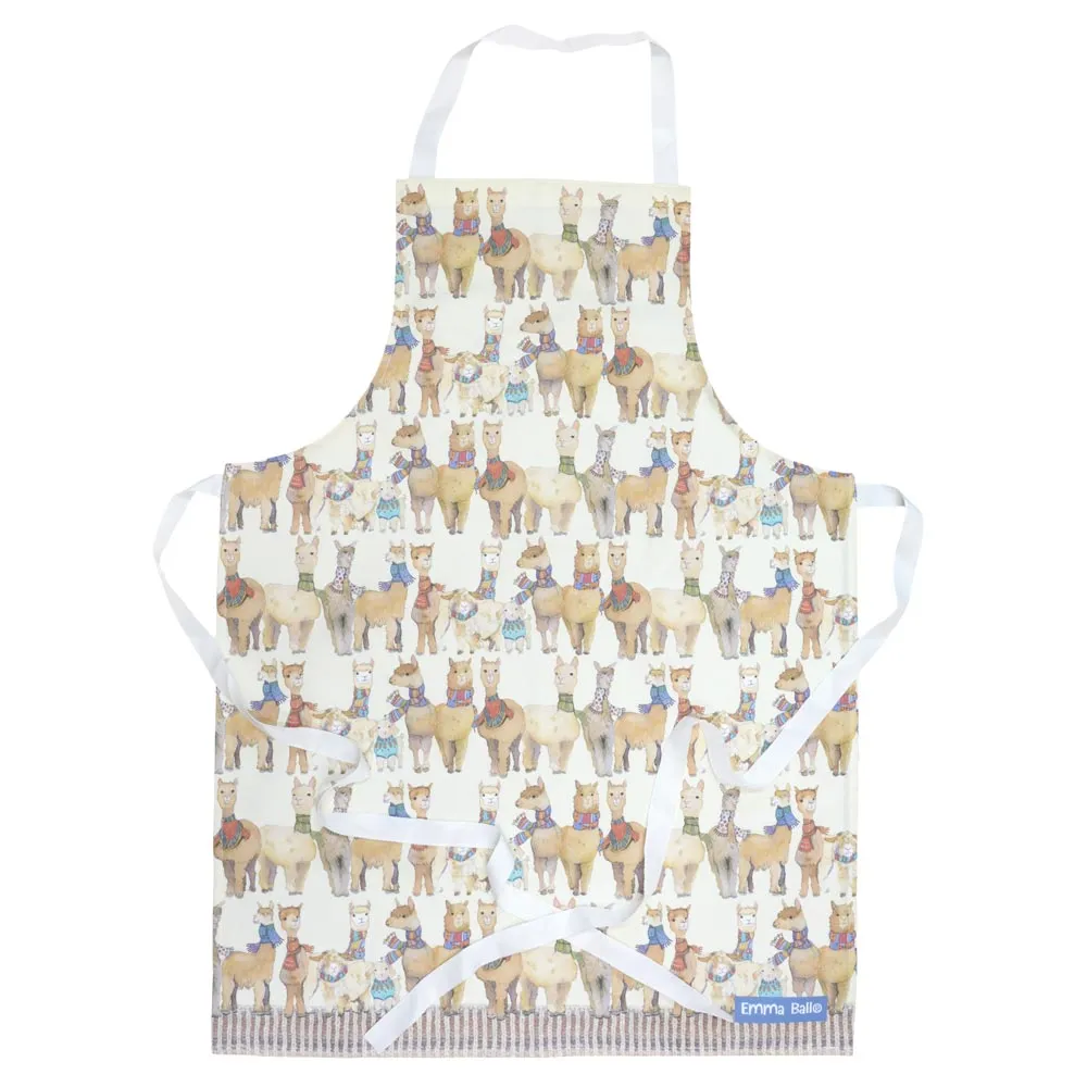 コットンエプロン Alpaca & Angora