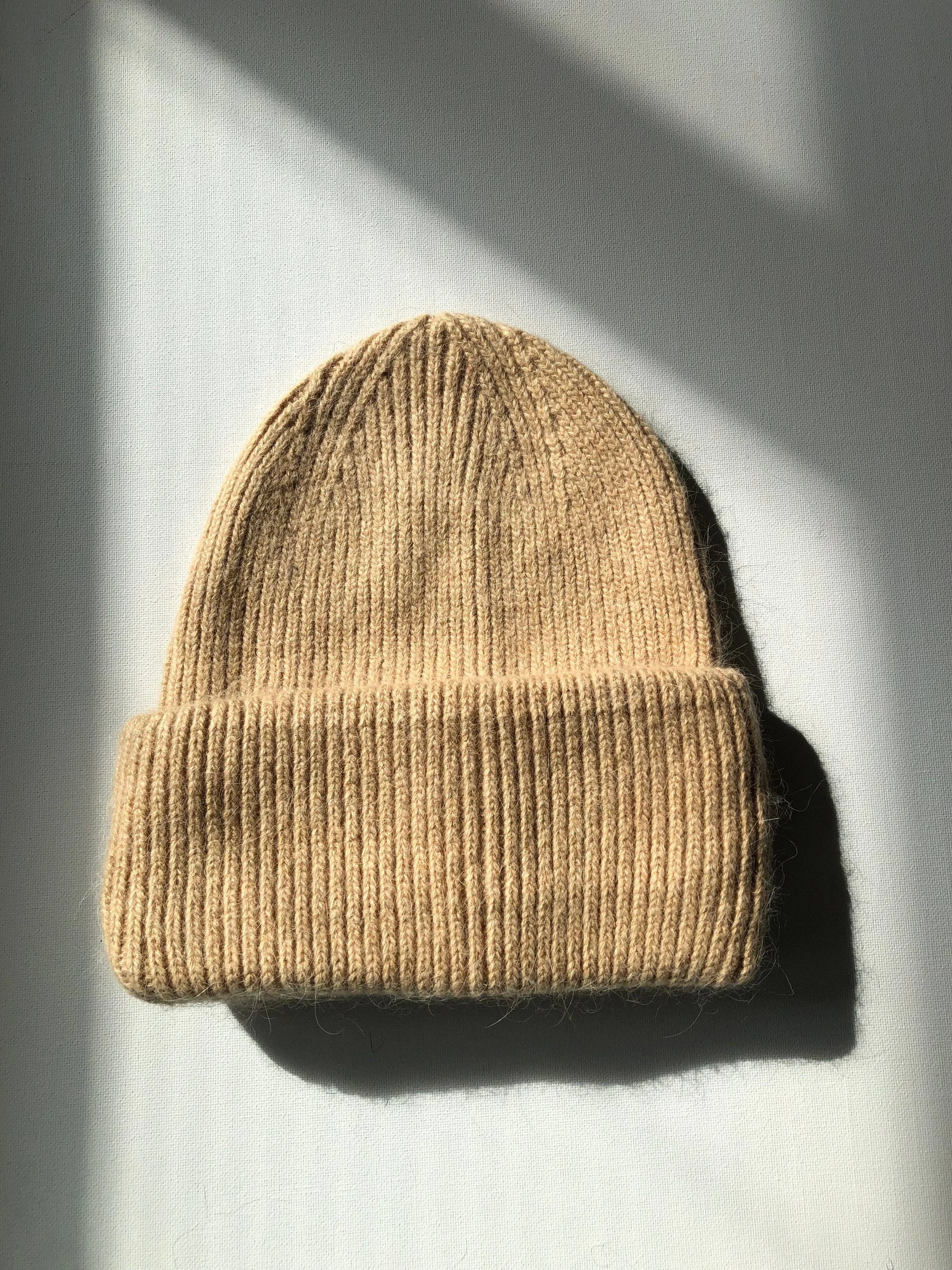 2024 ROYAL ANGORA BEANIE - neutral: Mushroom