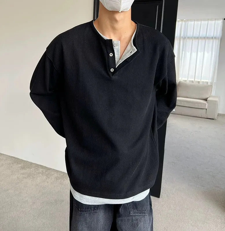 abc Fake Two Piece Shirt