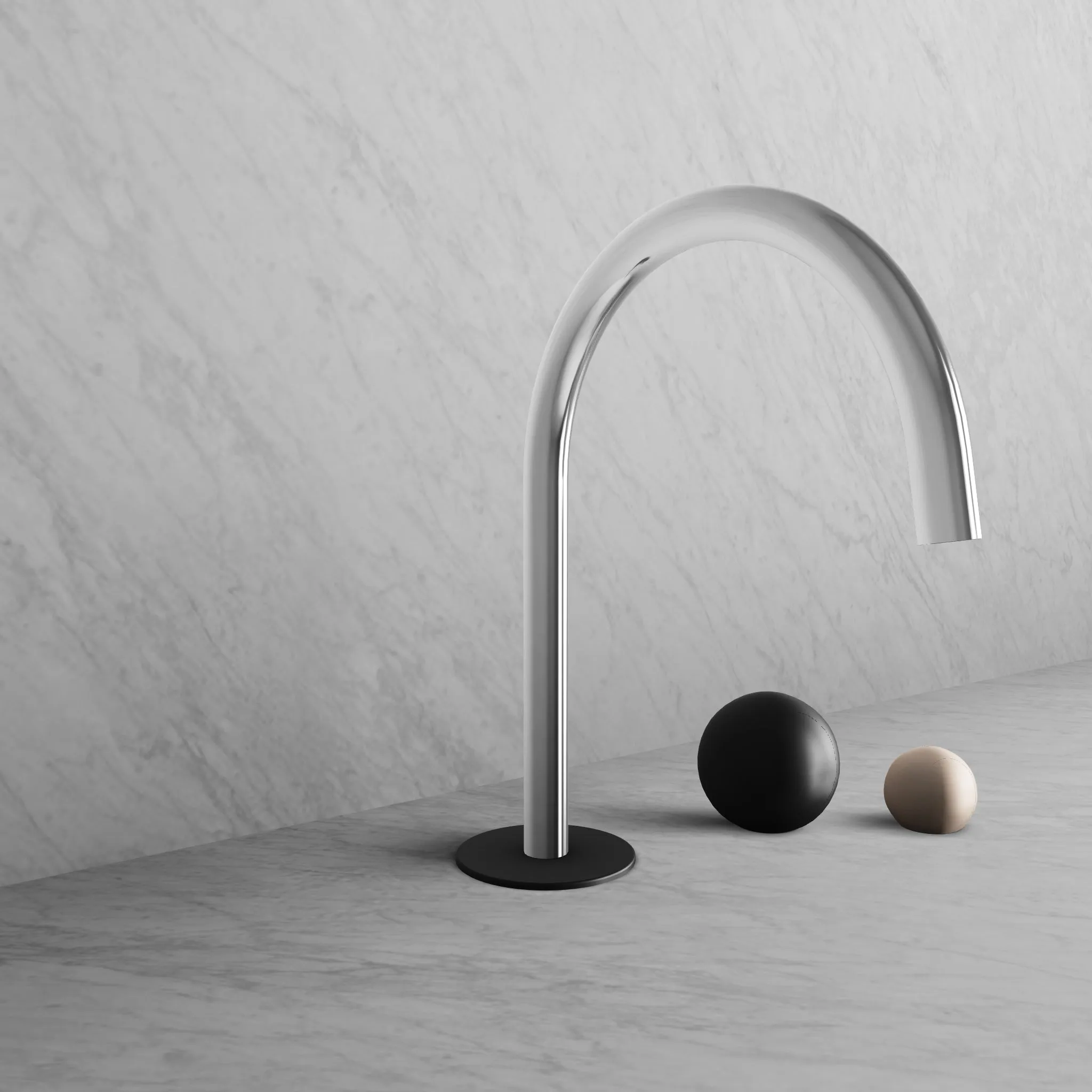 BARiL B35-8009-00L-CK-120 Two-Handle Deck Mounted Lavatory Faucet