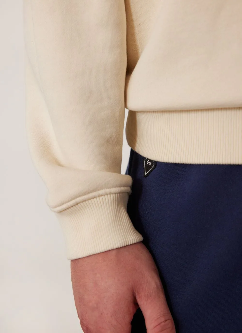 Bark and Stroll Auxiliary Sweatshirt | Cotton | Ecru