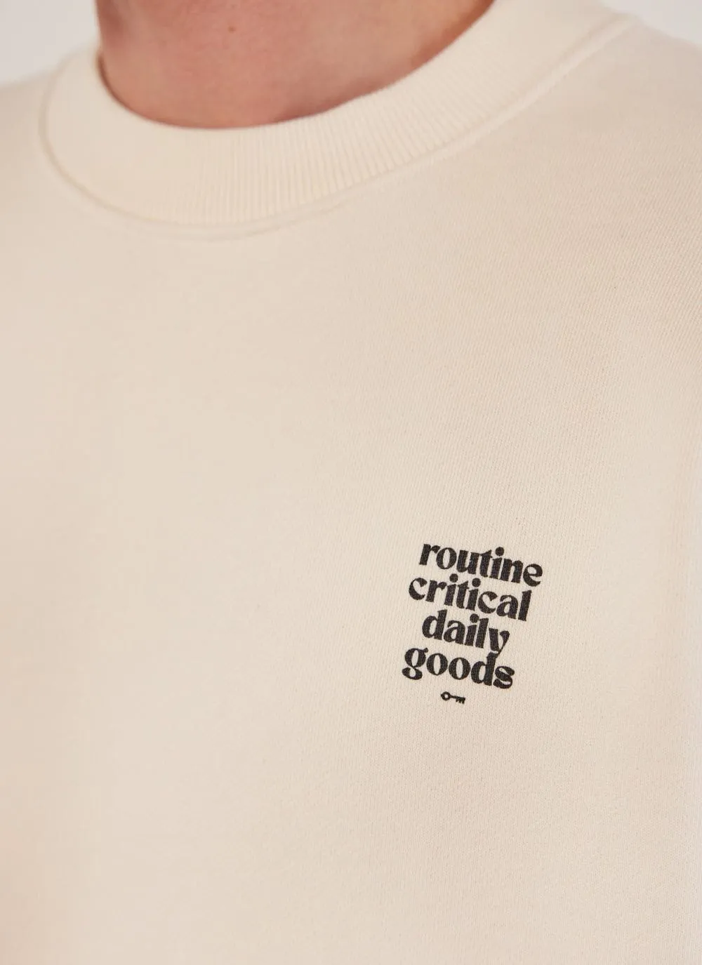 Bark and Stroll Auxiliary Sweatshirt | Cotton | Ecru