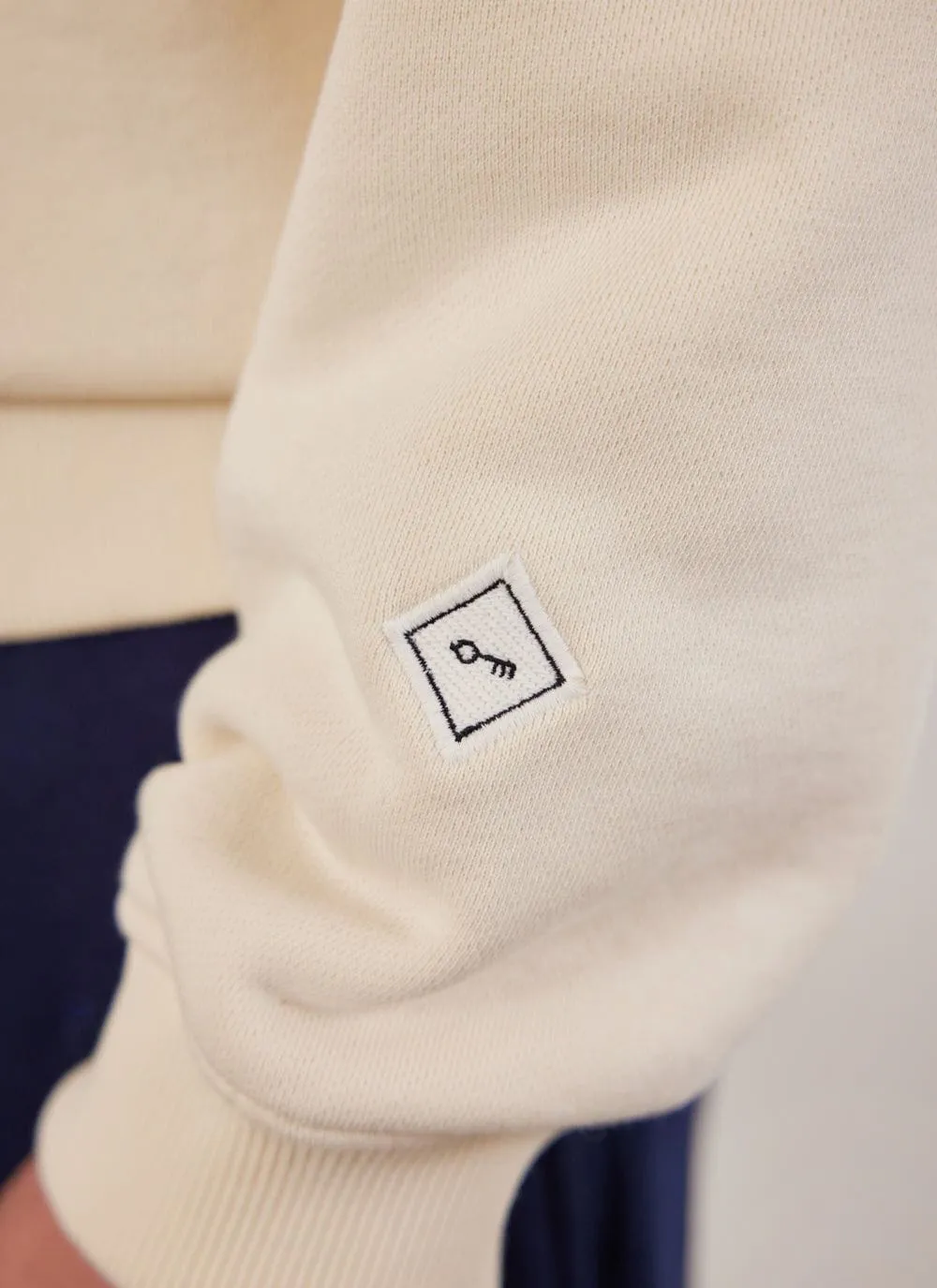 Bark and Stroll Auxiliary Sweatshirt | Cotton | Ecru
