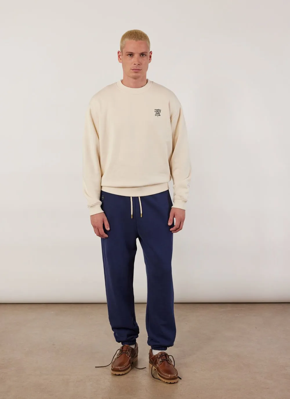 Bark and Stroll Auxiliary Sweatshirt | Cotton | Ecru