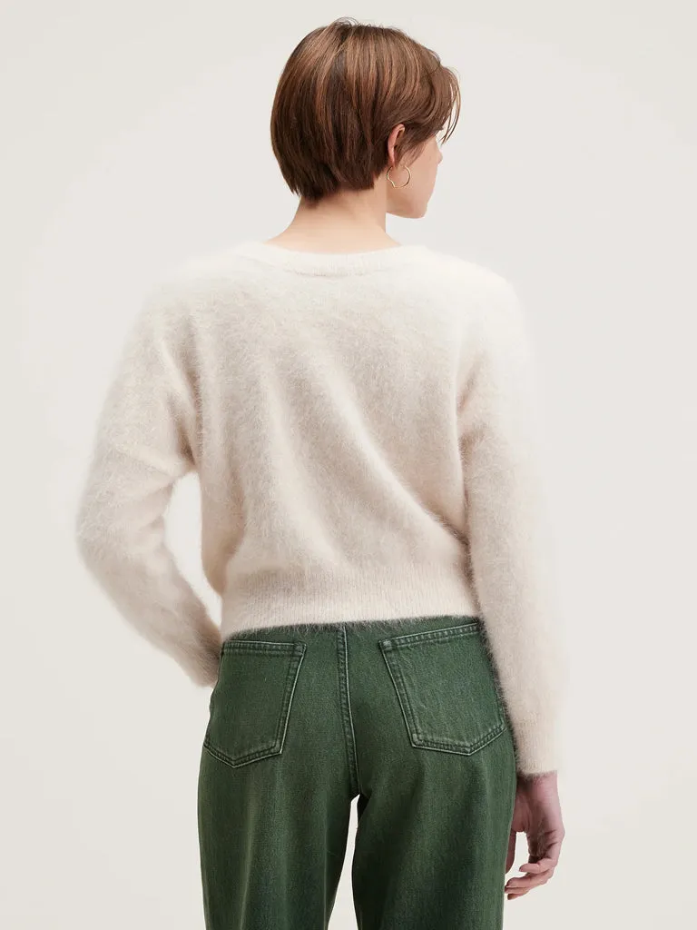 Bellerose Datev V Sweater in Parchment