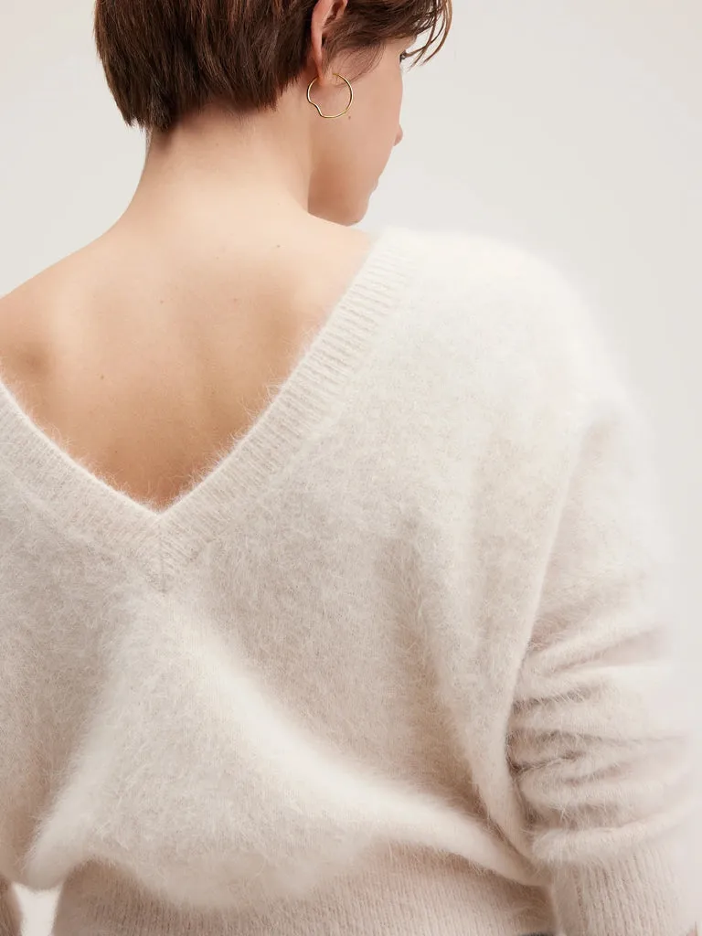 Bellerose Datev V Sweater in Parchment