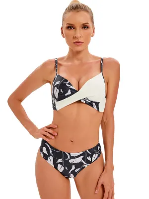 Bikini Top And Matching Buttom  - Floral Printed