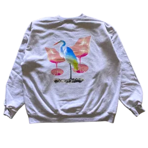 Champagne Chairs and Birds Crewneck