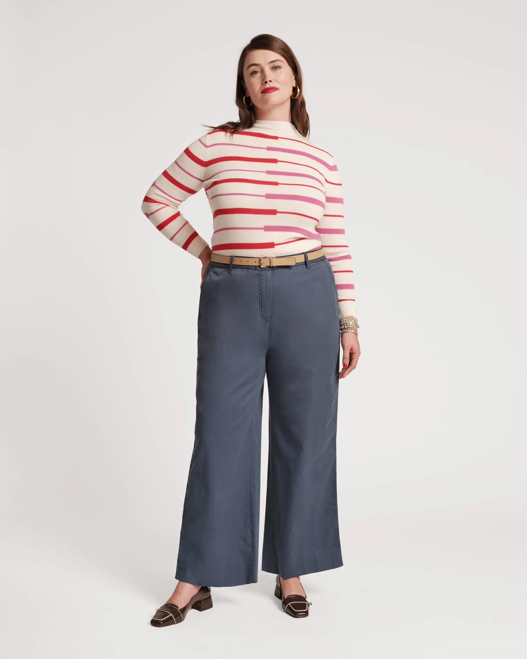Charlotte Pant Cotton Navy