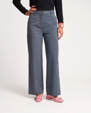 Charlotte Pant Cotton Navy