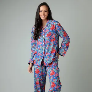 Clarence Indigo PJ Set