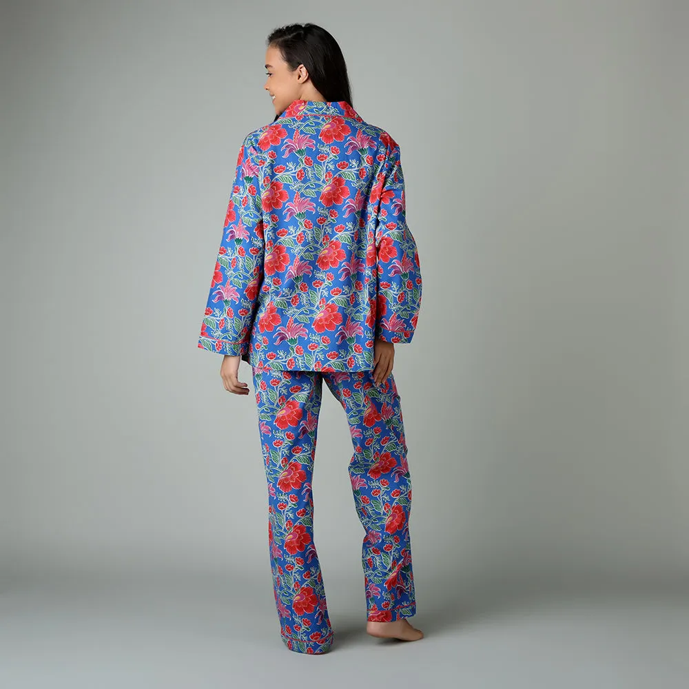 Clarence Indigo PJ Set