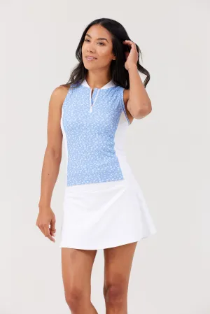 Floral Breeze Racerback Polo