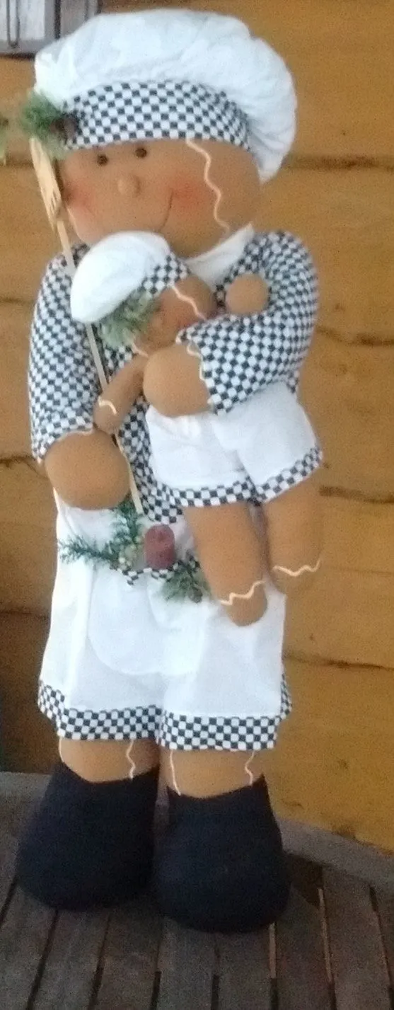Gingerbread Man  Novelty decorative item. 4 styles