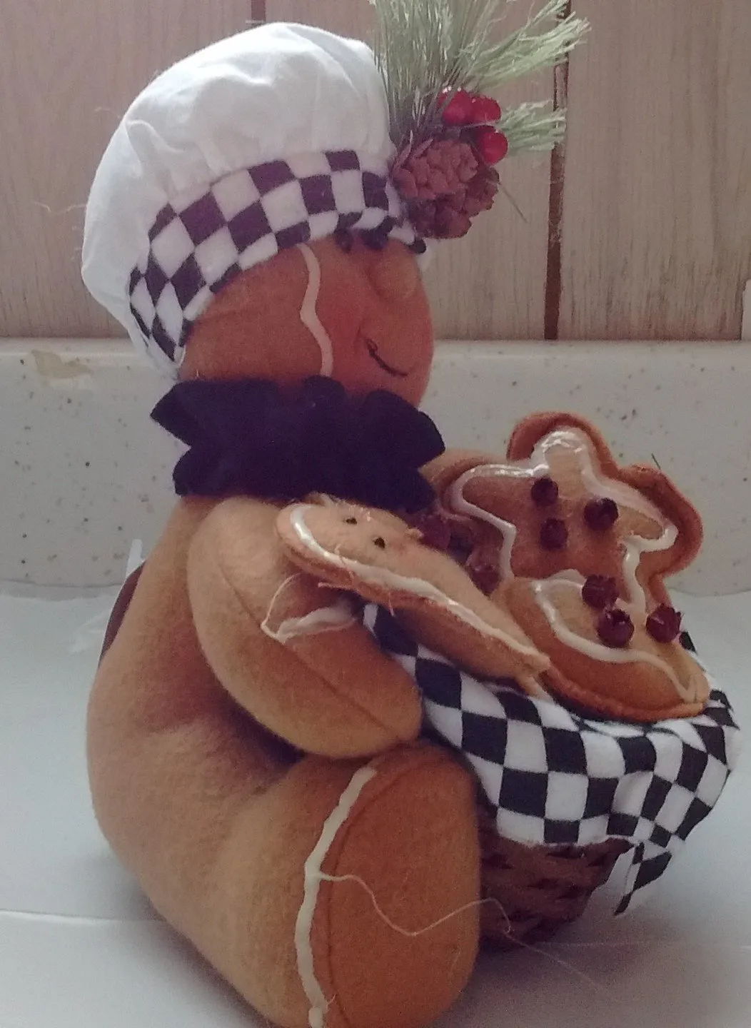 Gingerbread Man  Novelty decorative item. 4 styles