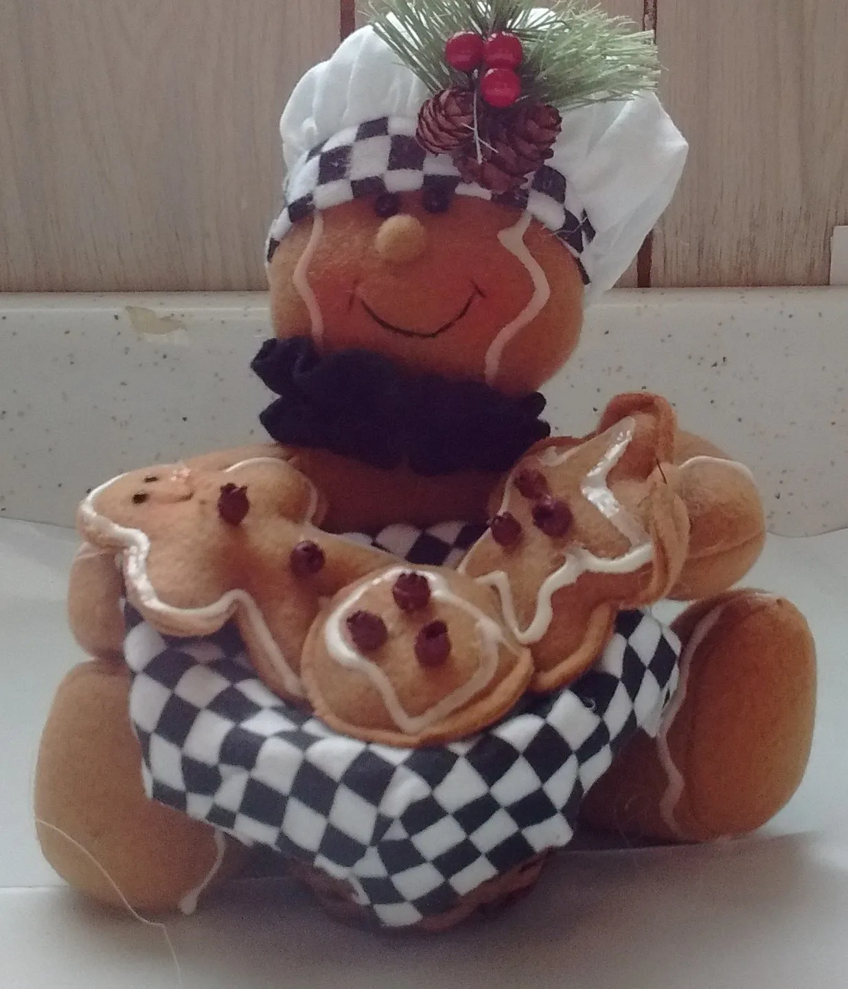 Gingerbread Man  Novelty decorative item. 4 styles