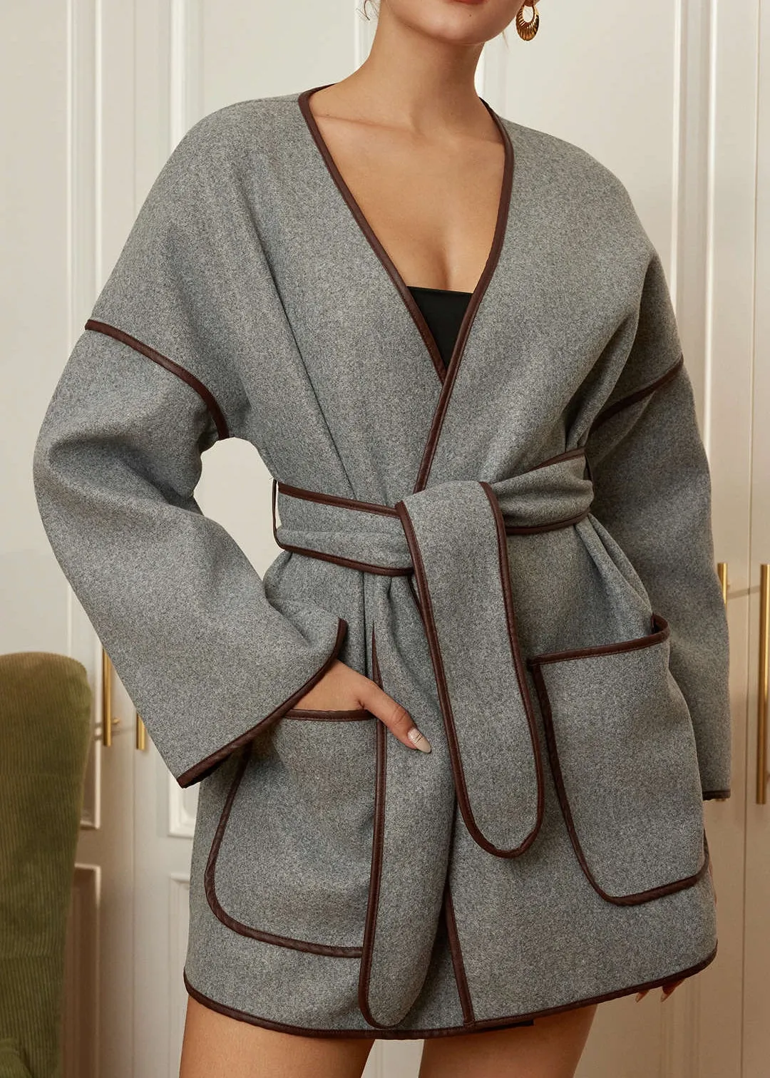 Iva Belted Wool Coat