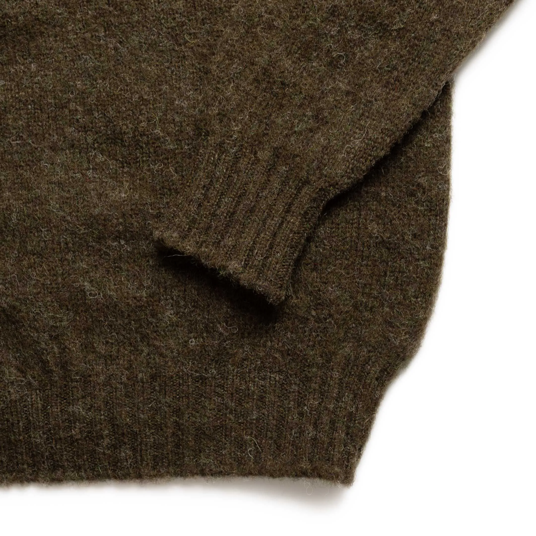Jamieson's For Clutch Cafe Brushed Shetland Sweater Earth
