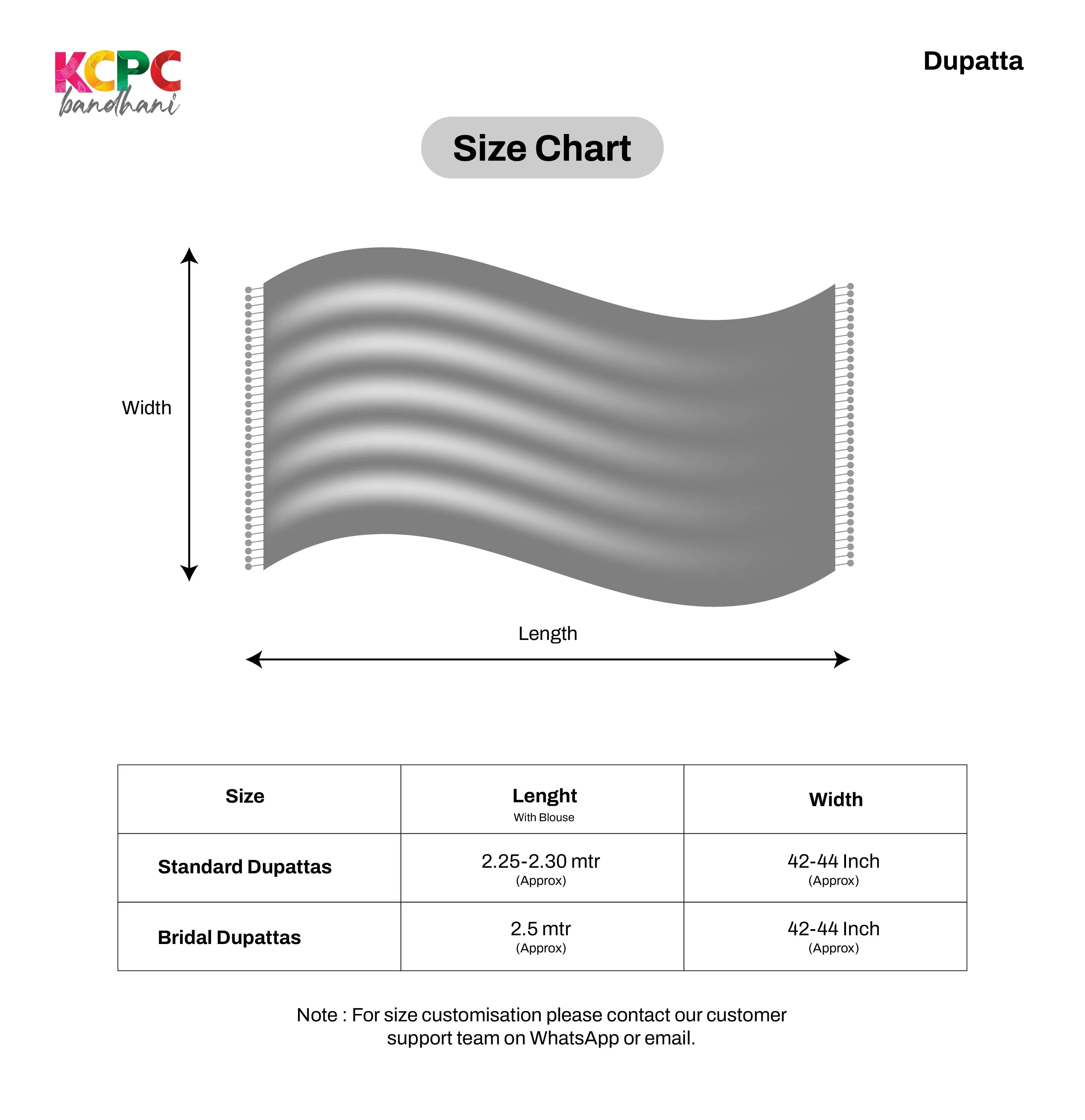 KcPc Styles Chinon Colorful Mens Dupatta