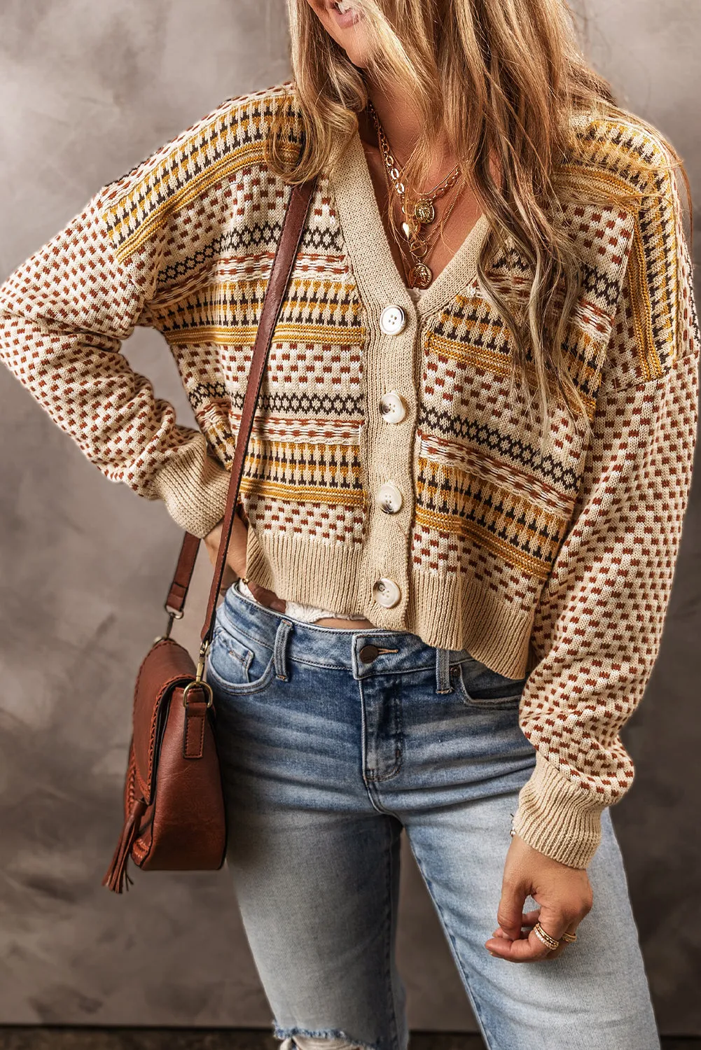 kesley Button Down Long Sleeve Cardigan