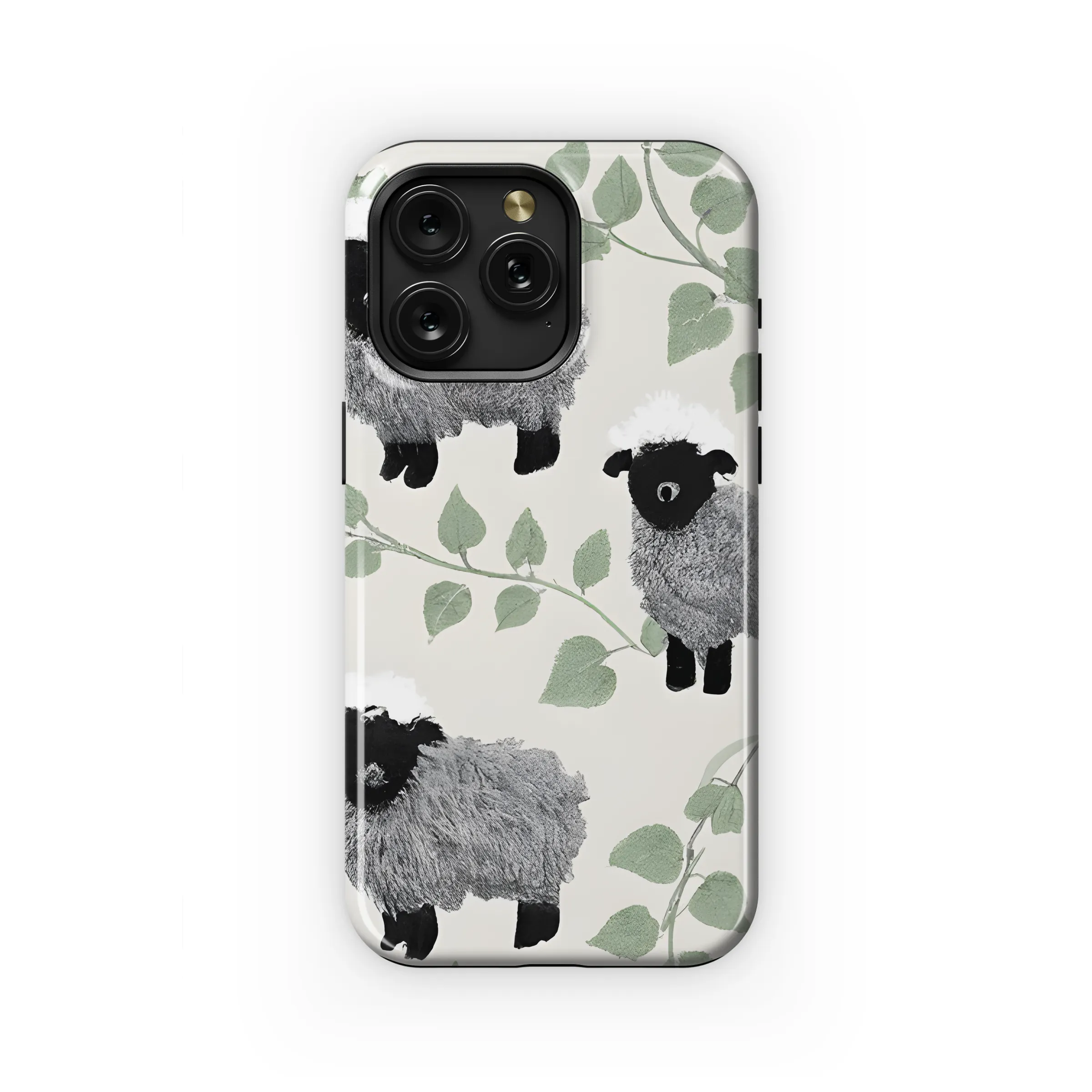 Lambs Ivy Gray Black Light Phone Case iPhone Samsung Cover Pixel 3784