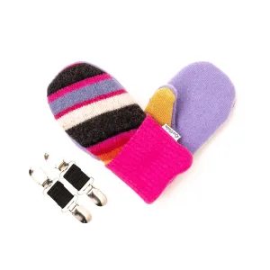 Large Kid's Wool Sweater Mittens | Snow Bunnies