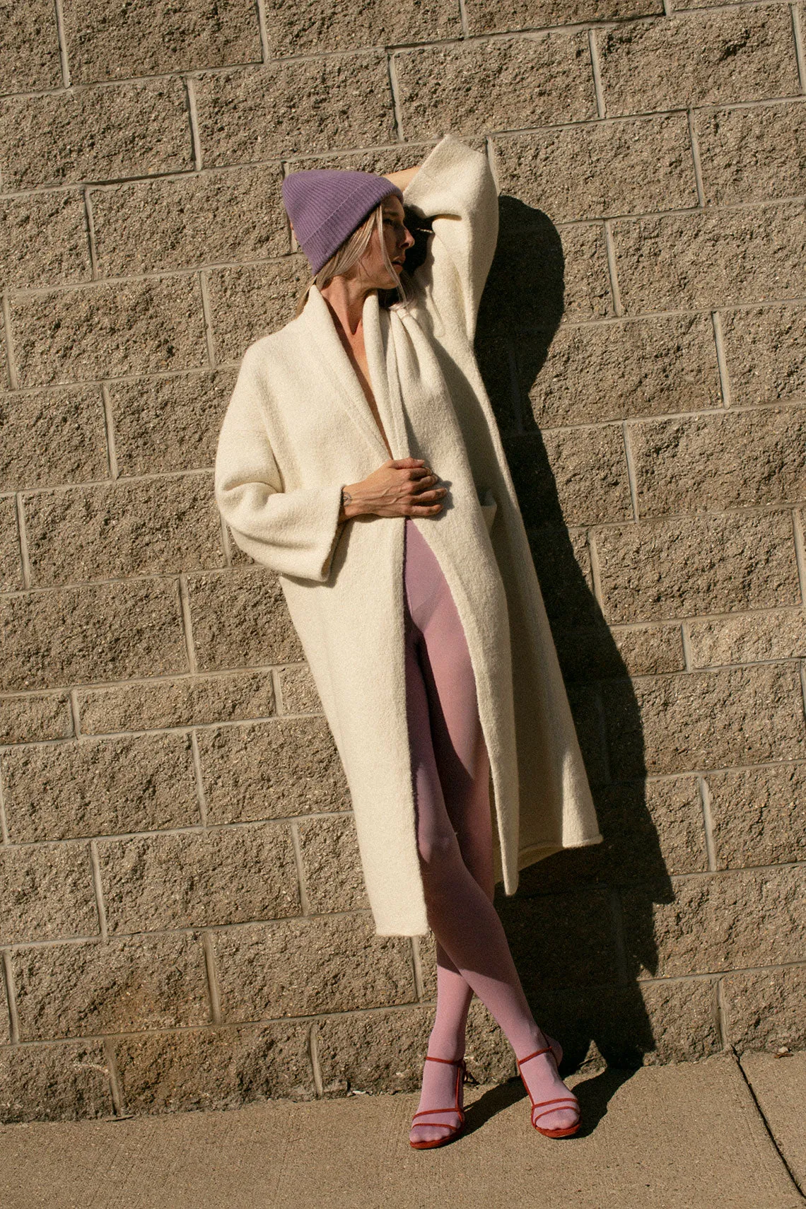 Lavender  Bea Rib Beanie