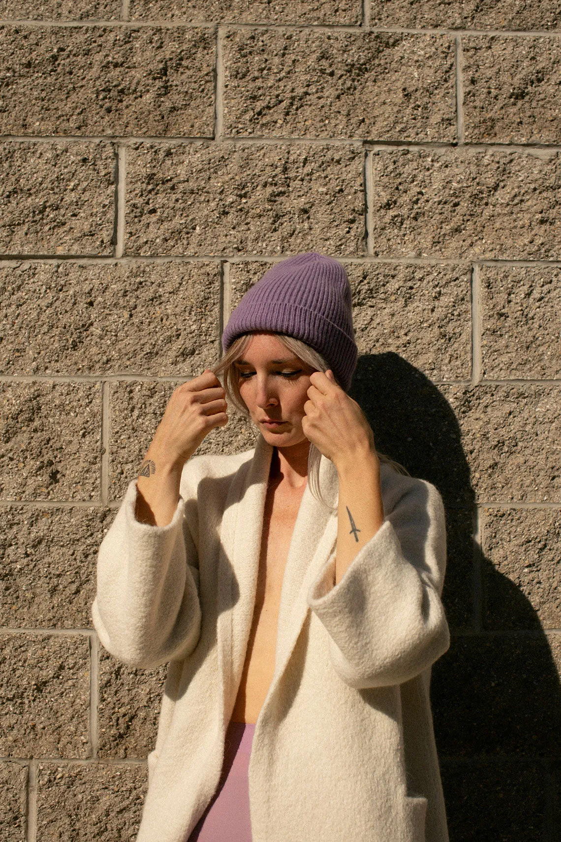 Lavender  Bea Rib Beanie