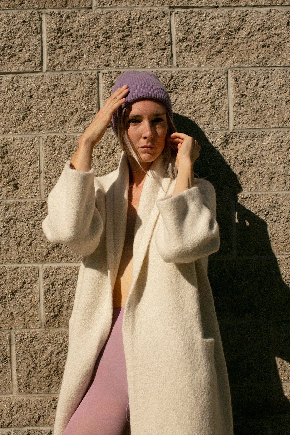Lavender  Bea Rib Beanie