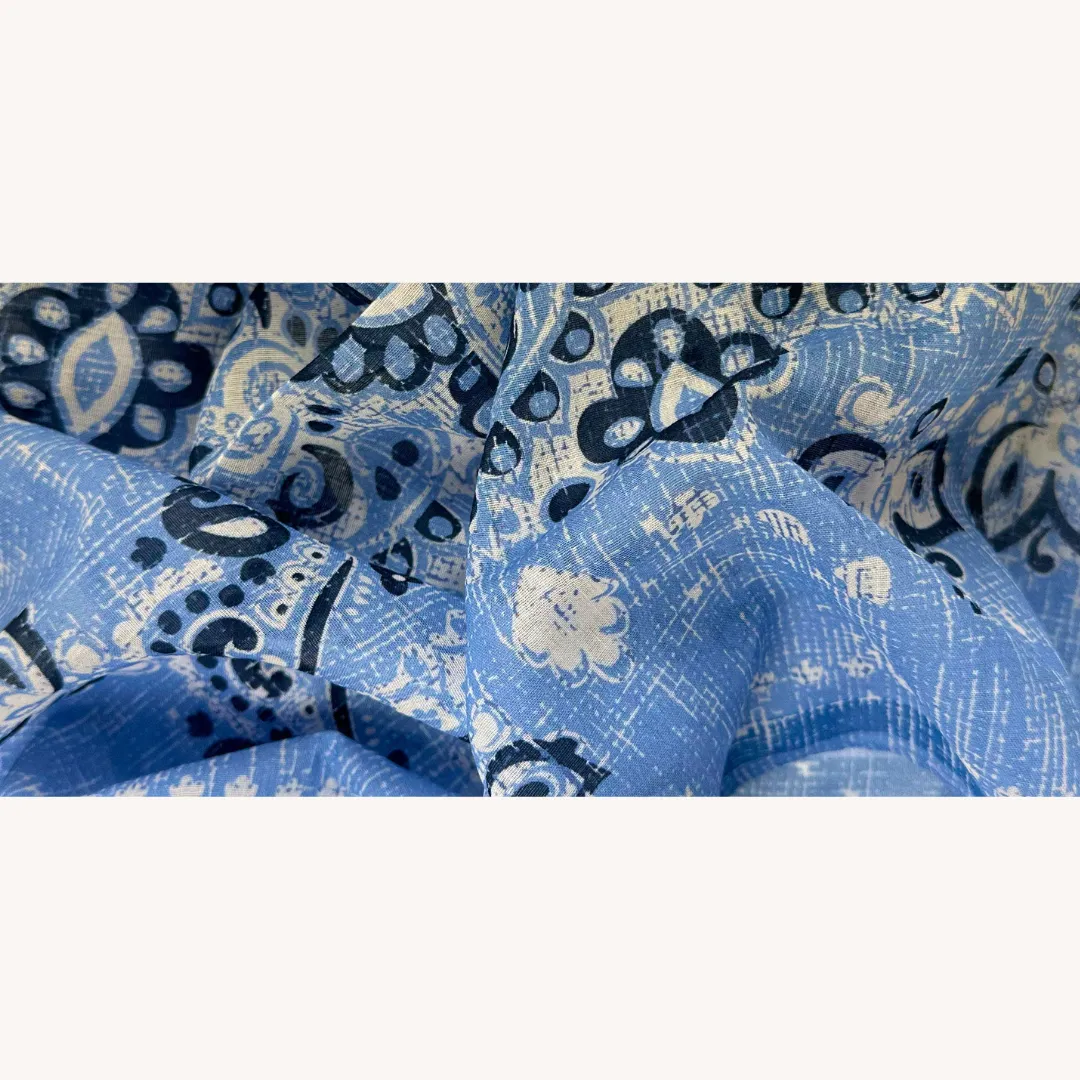 Light Blue Cotton Bandana