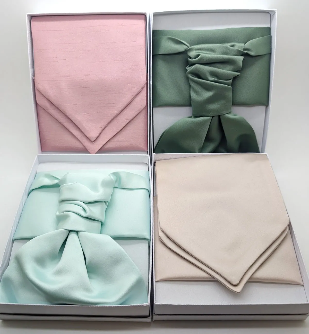 Light Steel Blue Wedding Cravat