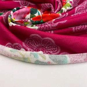 Lightweight floral printed cotton sweatshirt - Sample