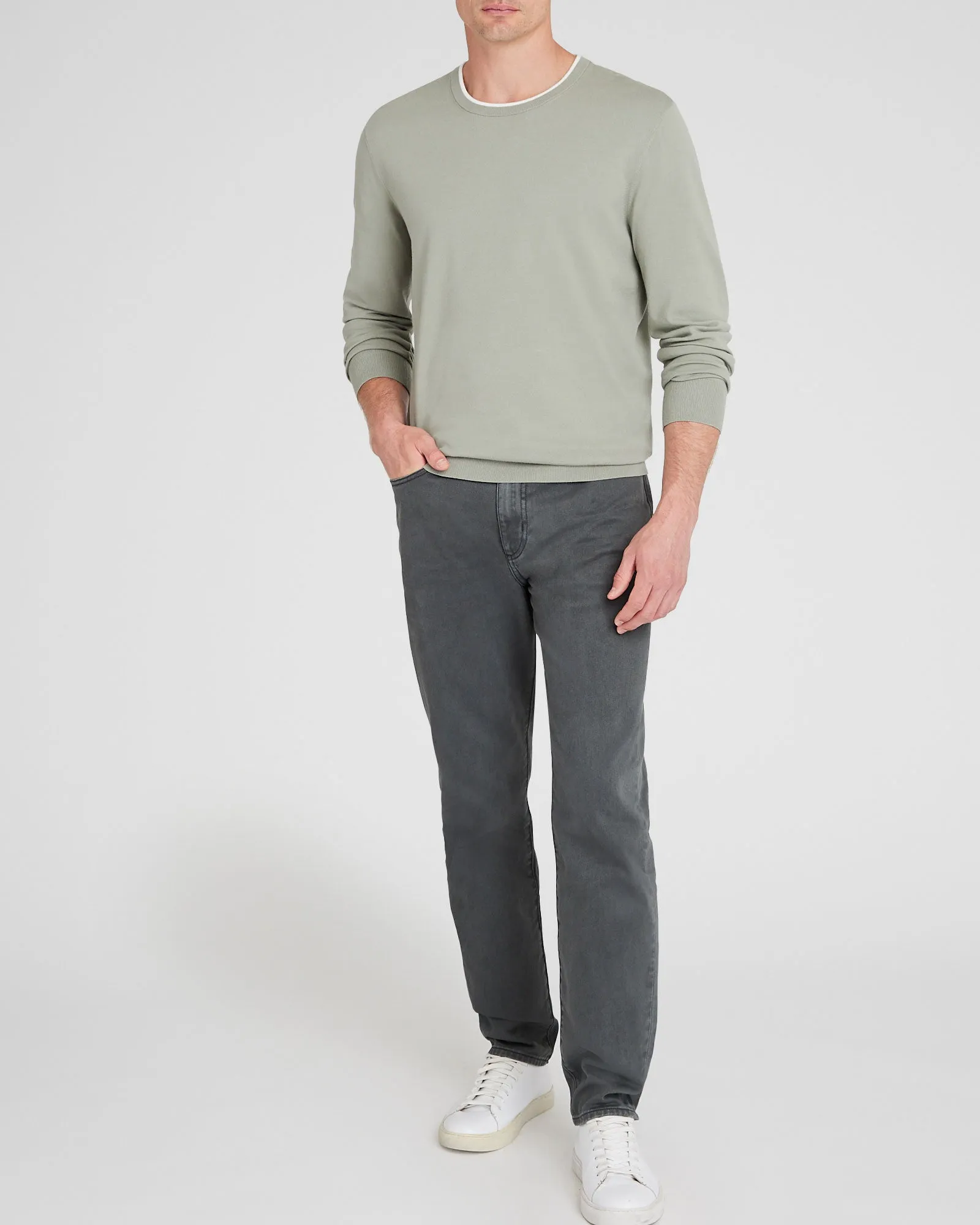 Long-Sleeve Tech Crewneck