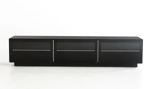 Modrest Landon Contemporary Black TV Stand