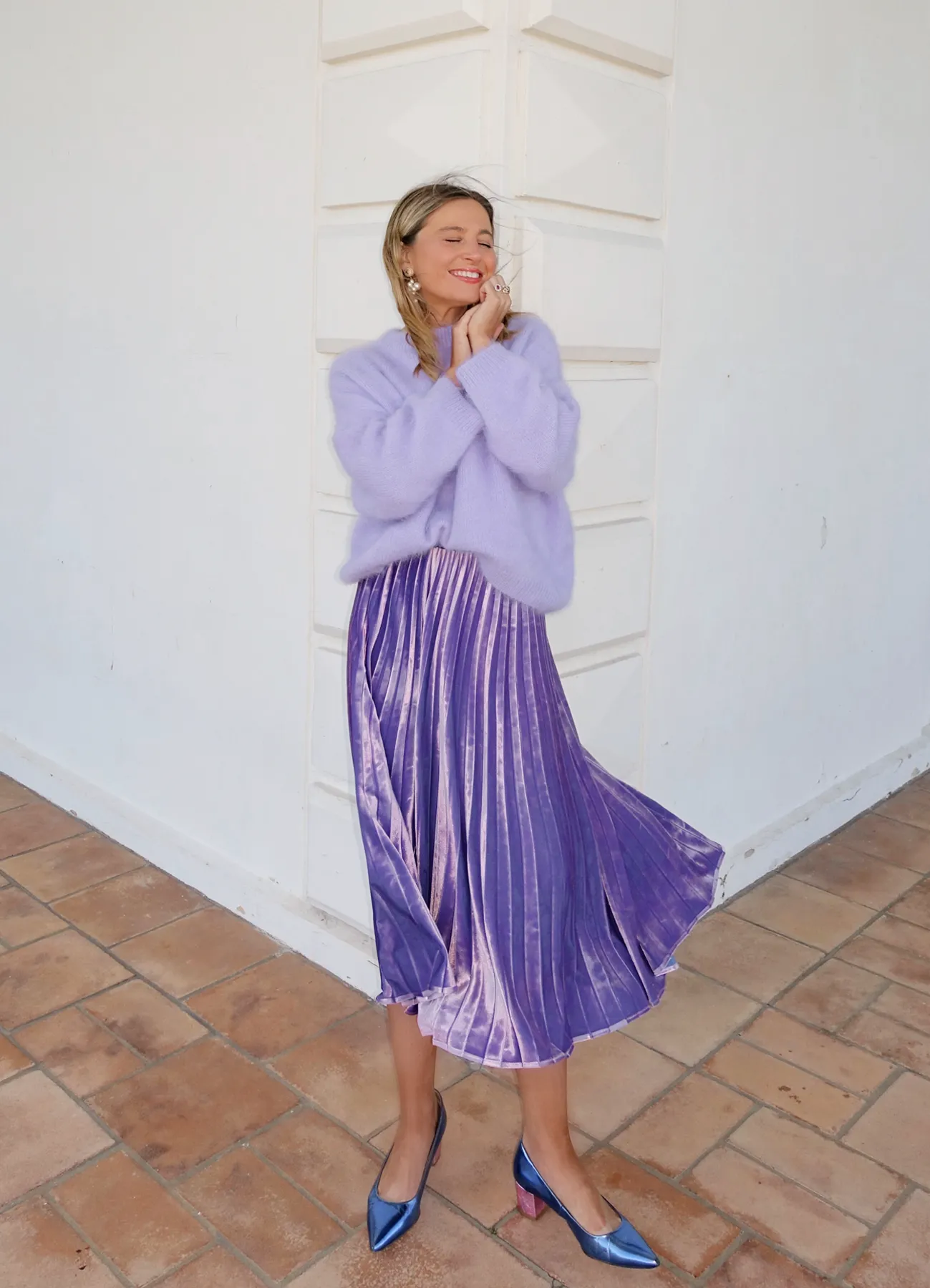 Montreal Angora Knit Lilac