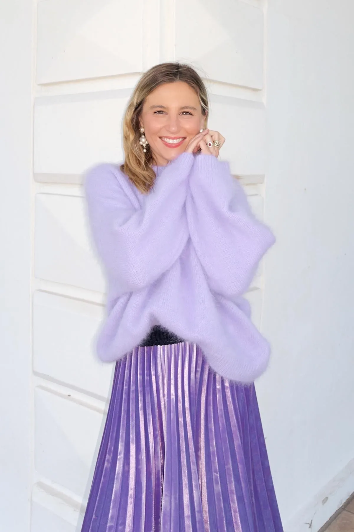 Montreal Angora Knit Lilac