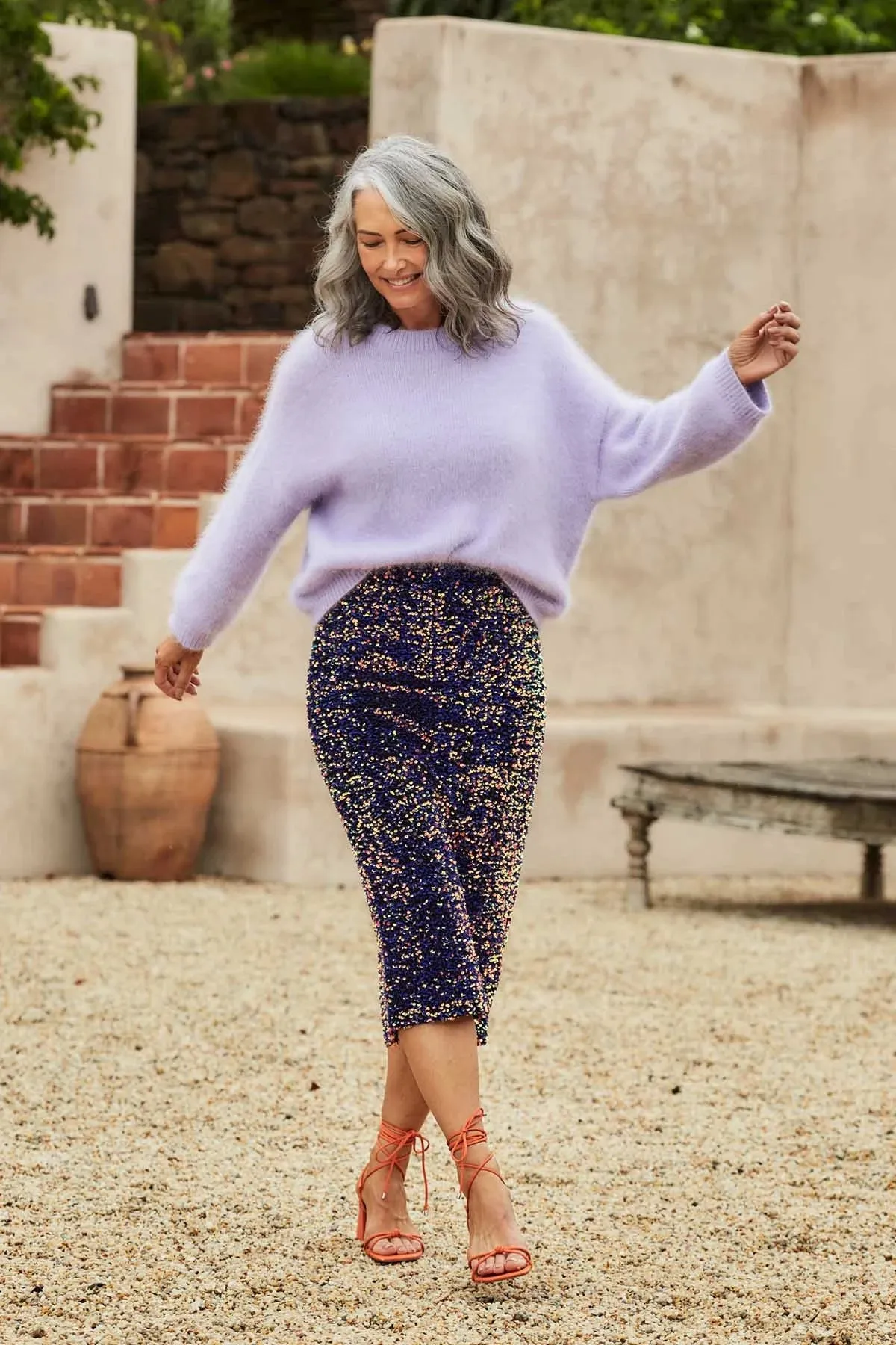 Montreal Angora Knit Lilac