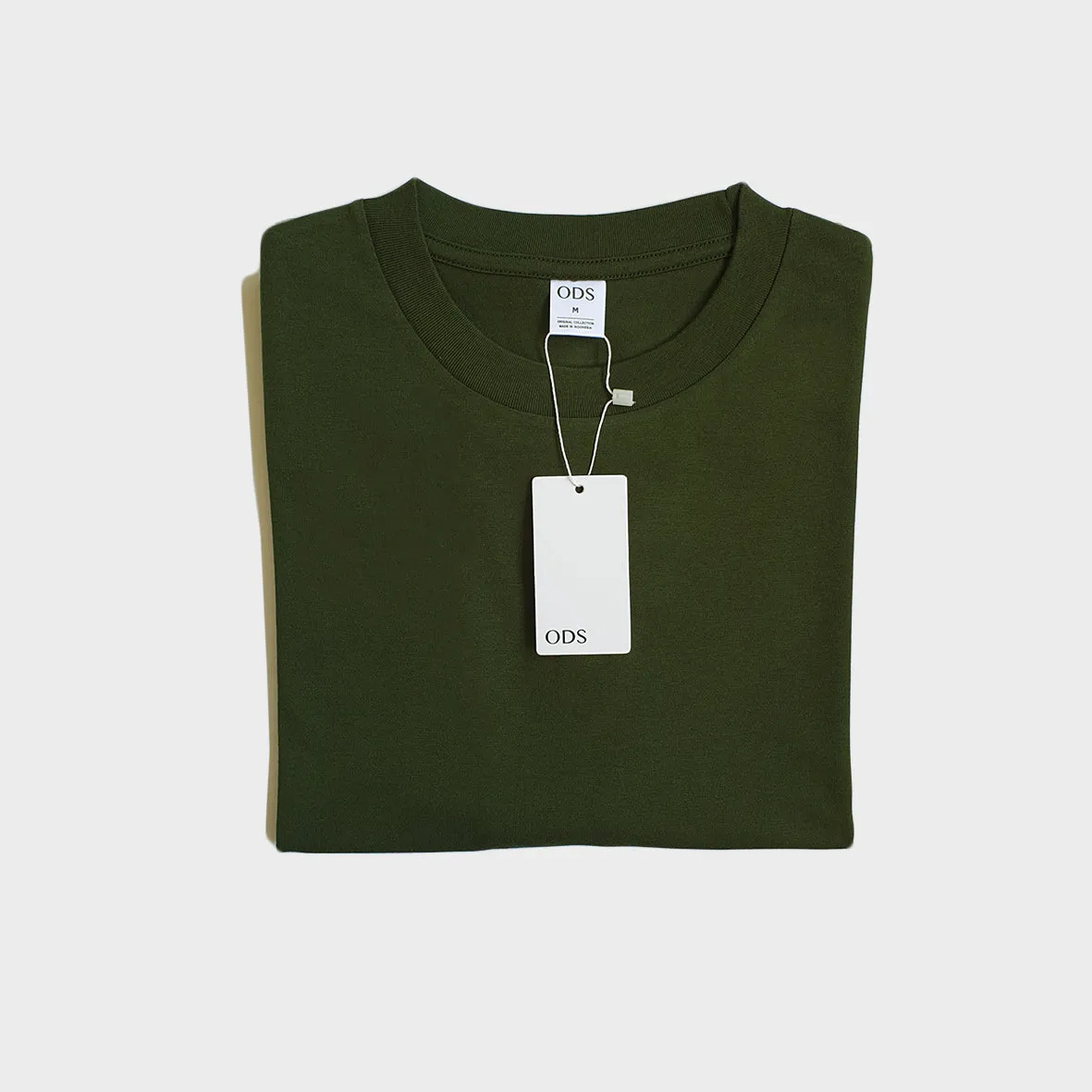 Oversized Basic T-shirt Olive