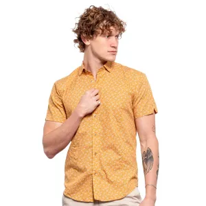 Paisley Gold Short Sleeve Shirt