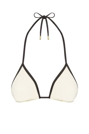 Palma Top - Ivory/Black
