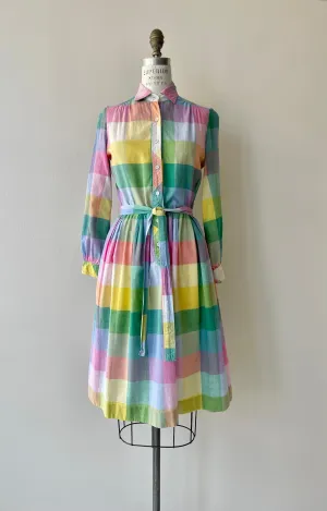 Pastel Madras Dress