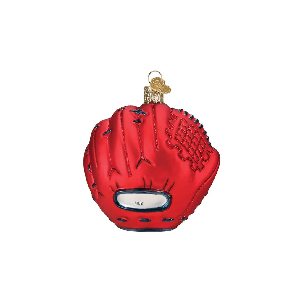 Red Sox Baseball Mitt Ornament