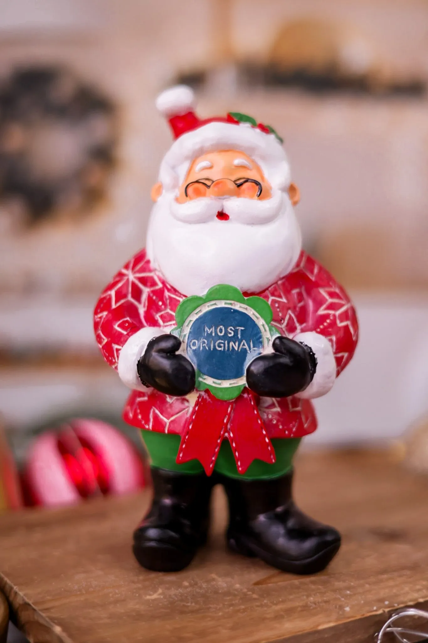 Resin Santa Claus Figurines (4 Styles) FINAL SALE