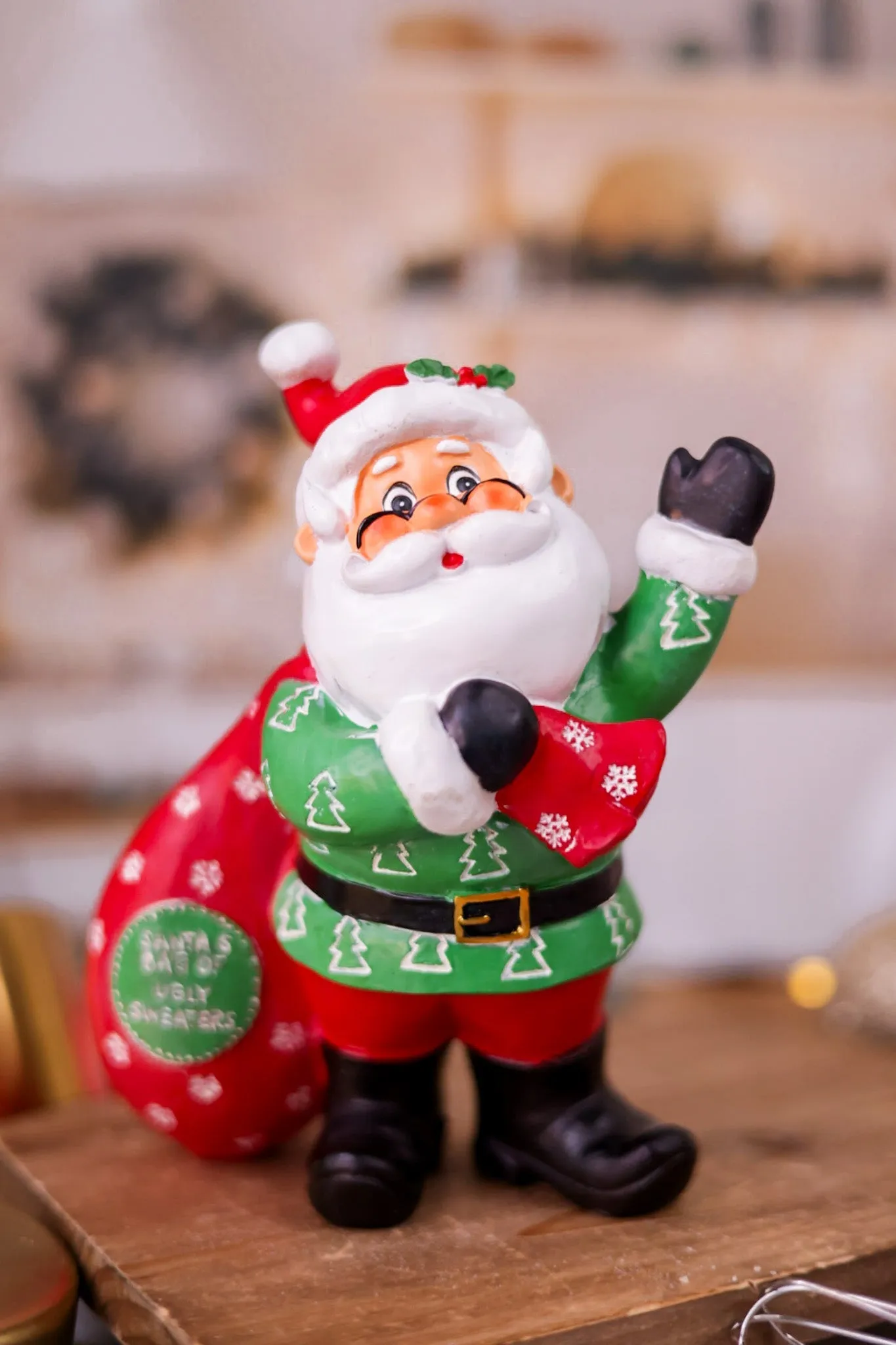 Resin Santa Claus Figurines (4 Styles) FINAL SALE