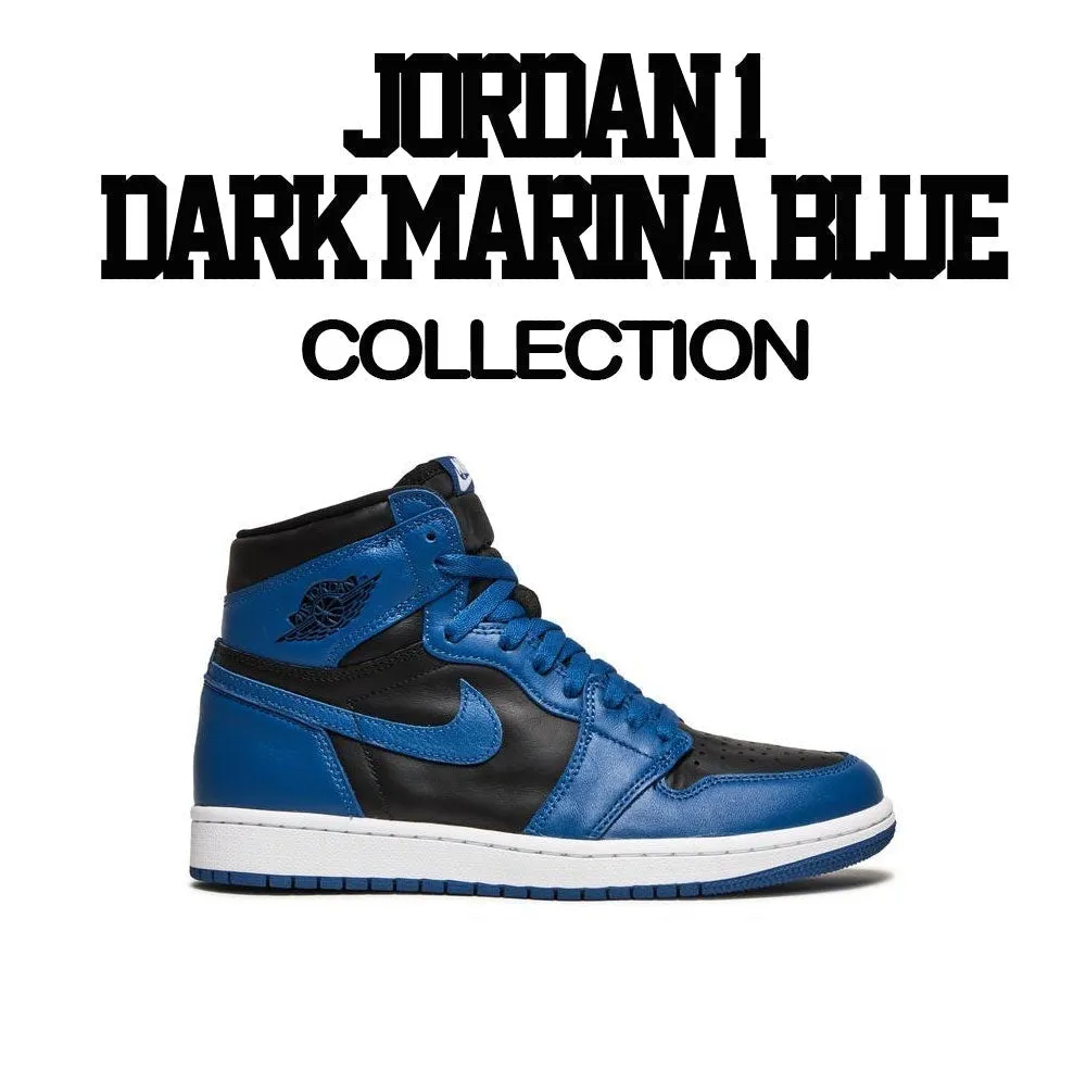 Retro 1 Dark Marina Finesse hoody