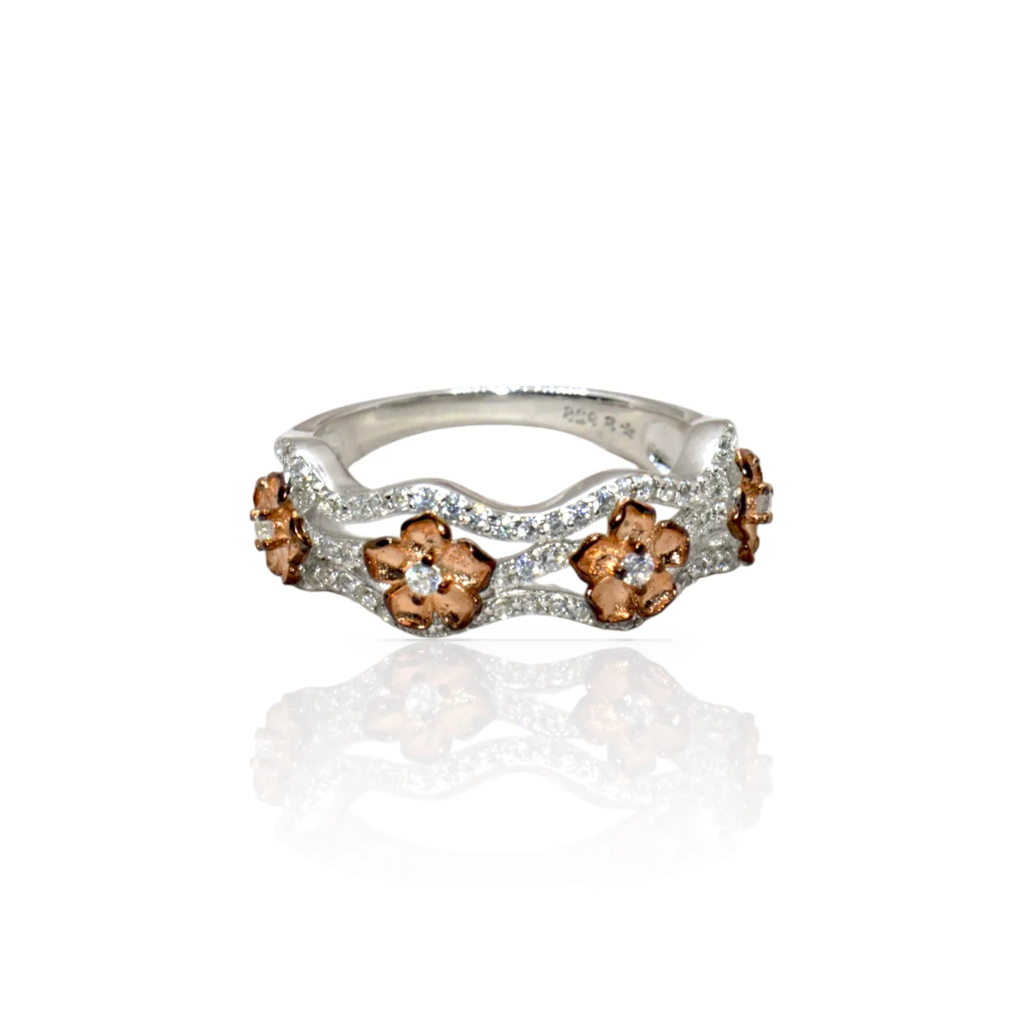 Rose Gold Meadows Ring