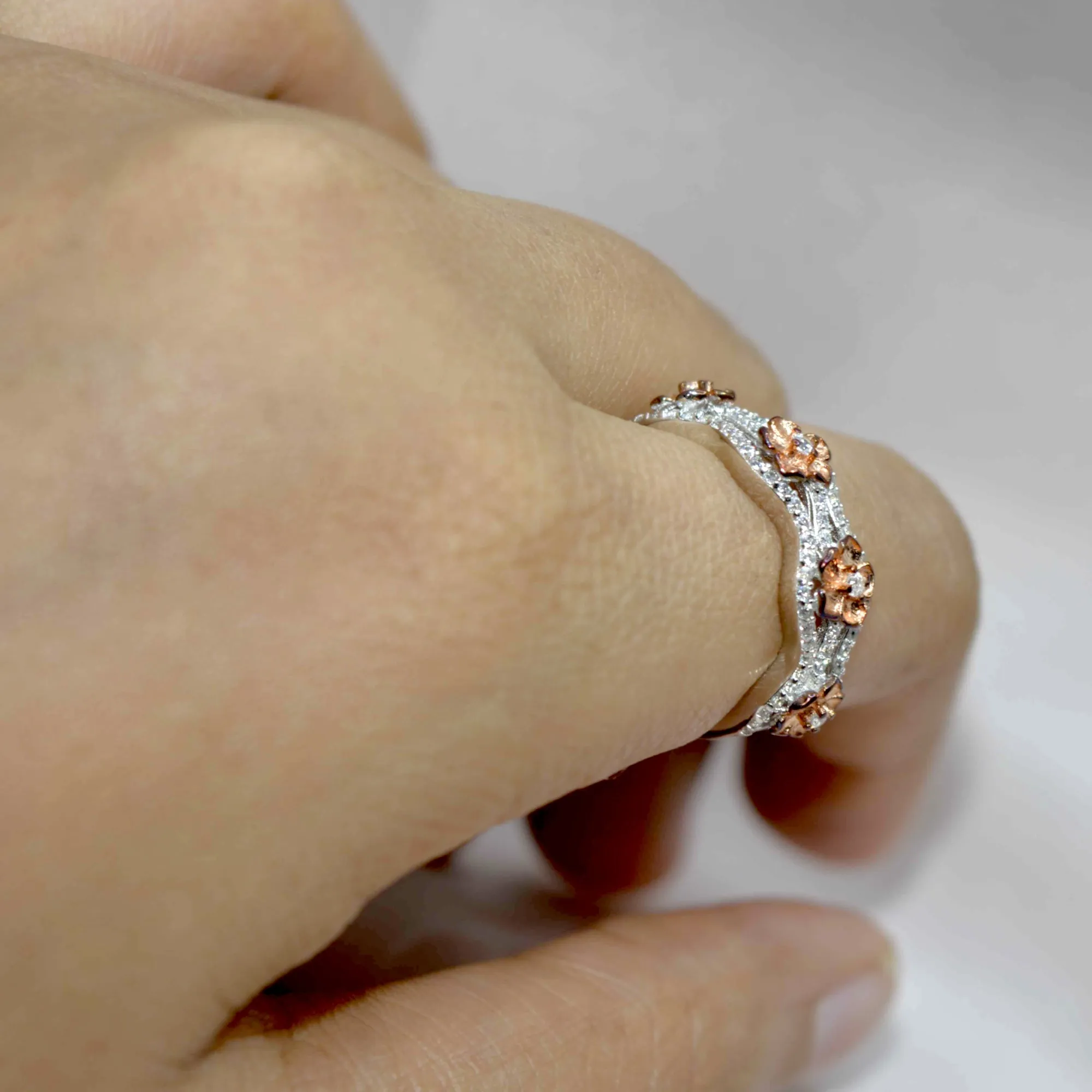 Rose Gold Meadows Ring
