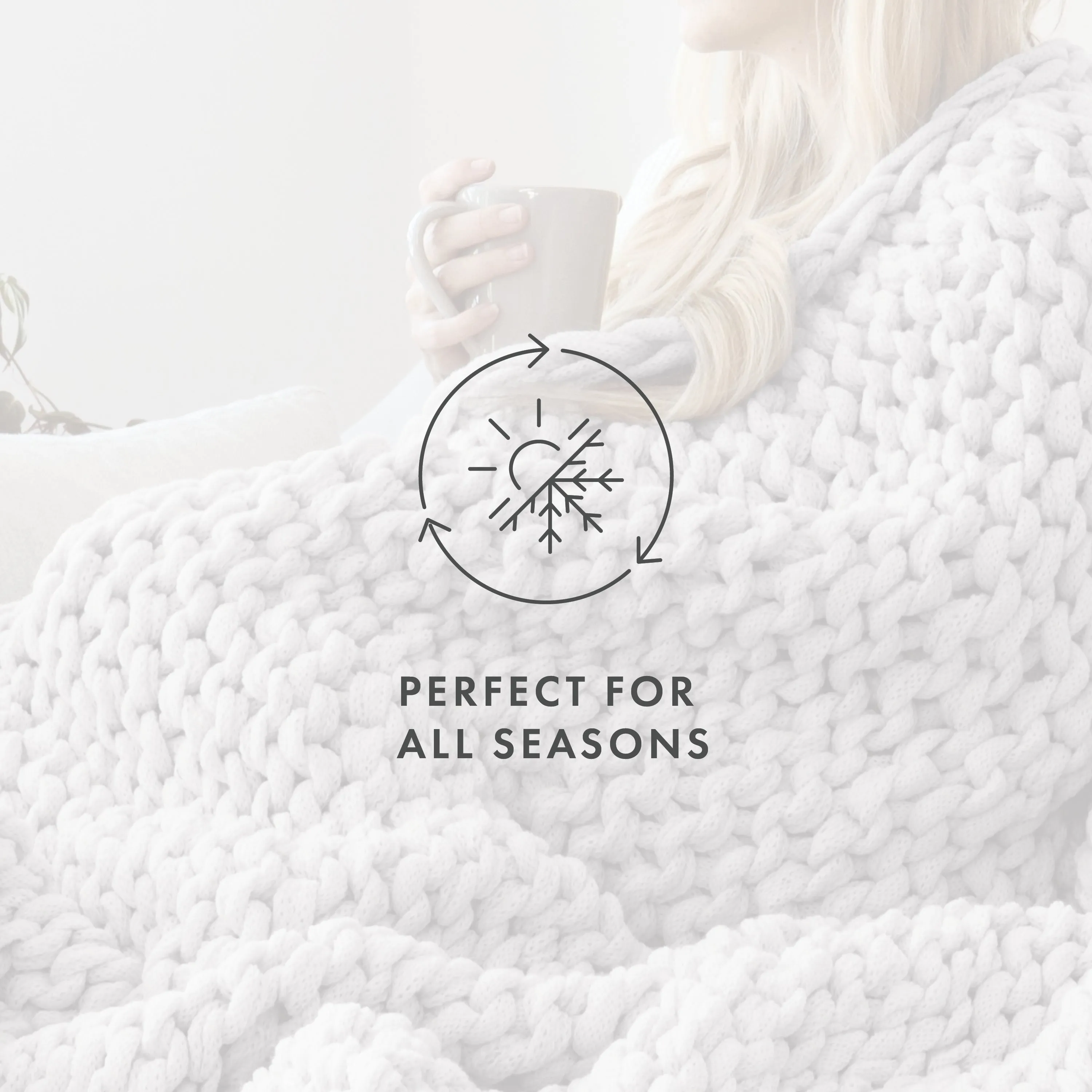 Sale - Oversized Chunky Knit Blanket