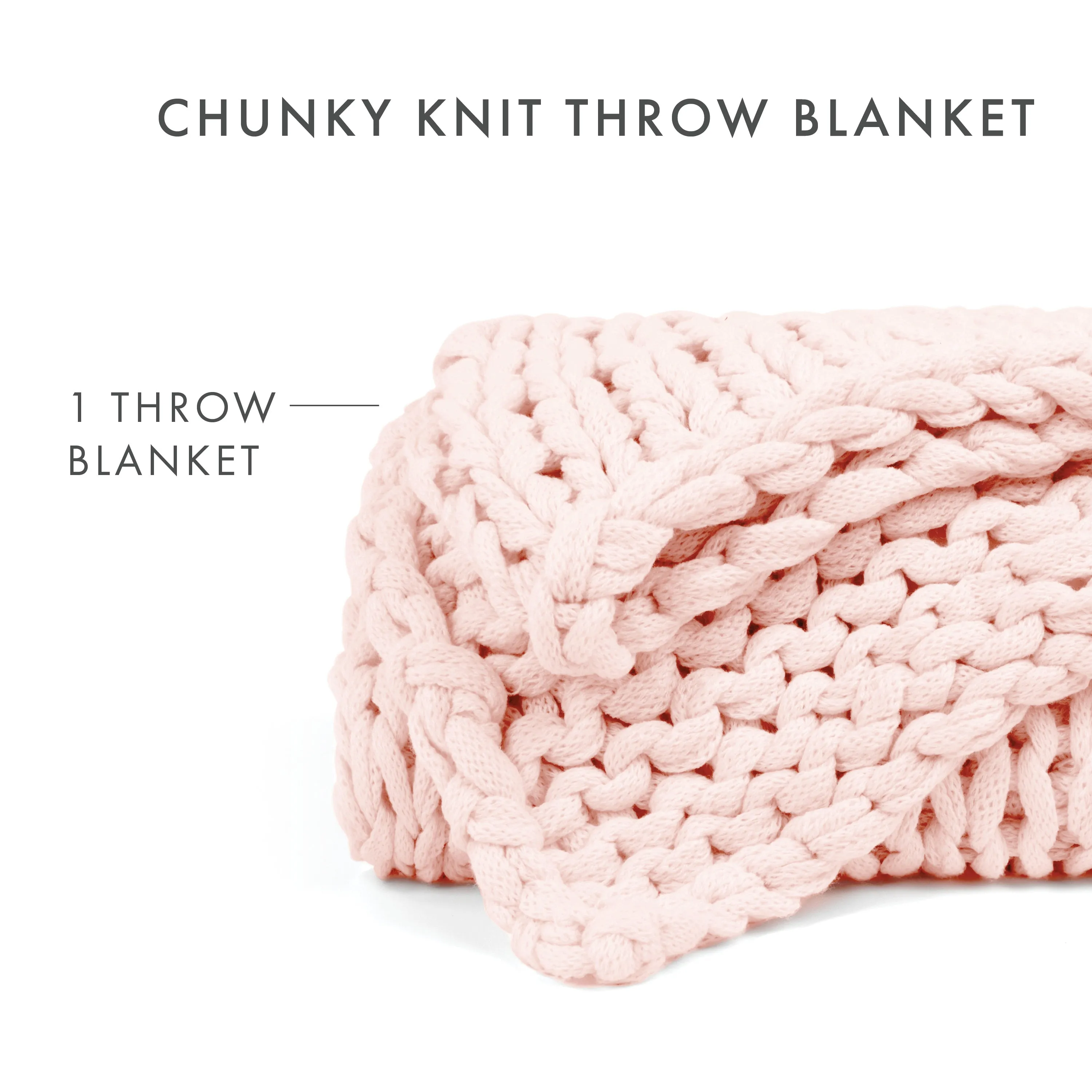 Sale - Oversized Chunky Knit Blanket