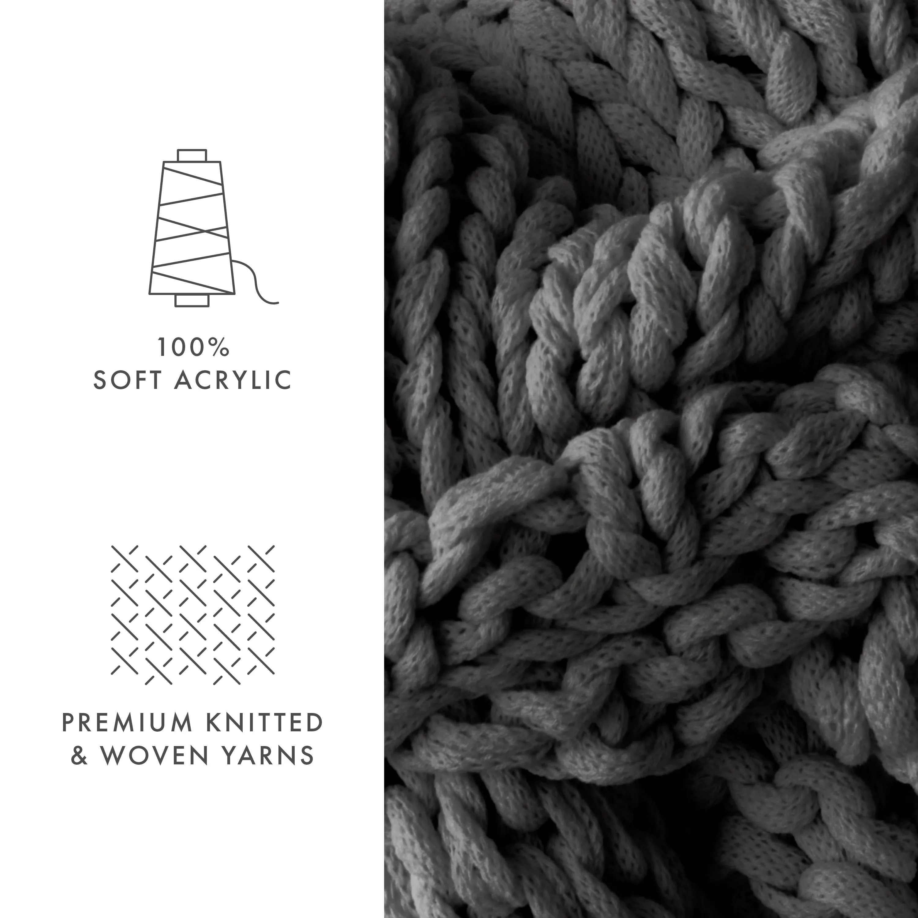 Sale - Oversized Chunky Knit Blanket